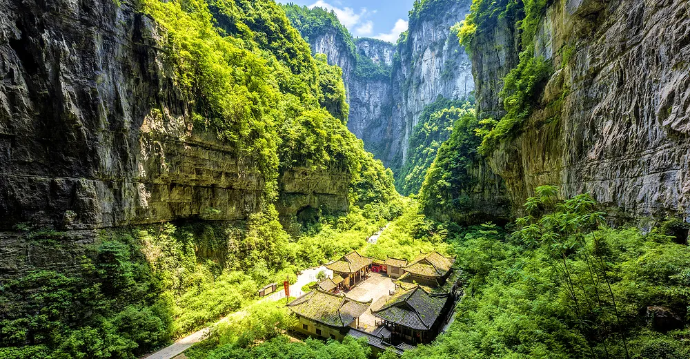 Wulong Karst - UNESCO World Heritage natural bridges and caves in Chongqing